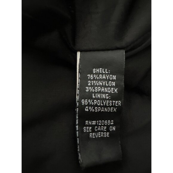 Torrid Black Open Front Blazer Jacket Lined Stretch Fit Rayon Blend Size 2X - Picture 6 of 6